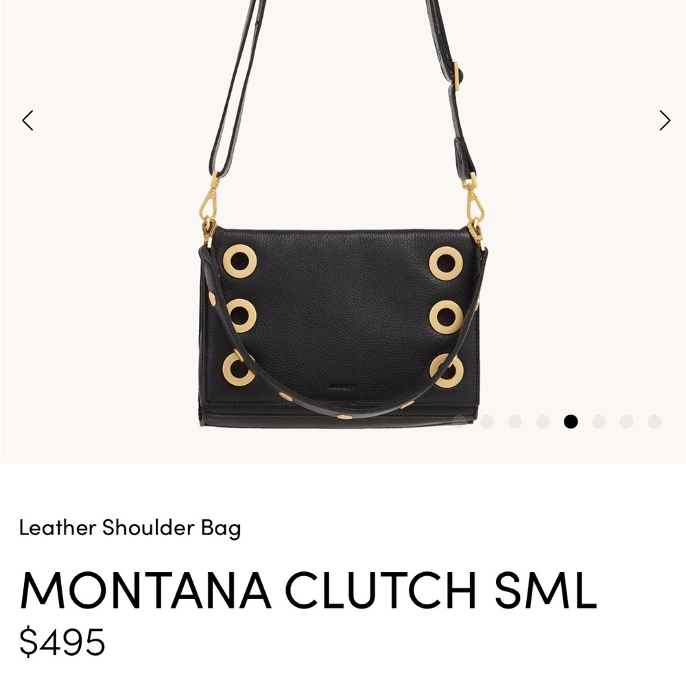 Hammitt Black and Gold Snakeskin Crossbody Bag - Picture 13 of 16